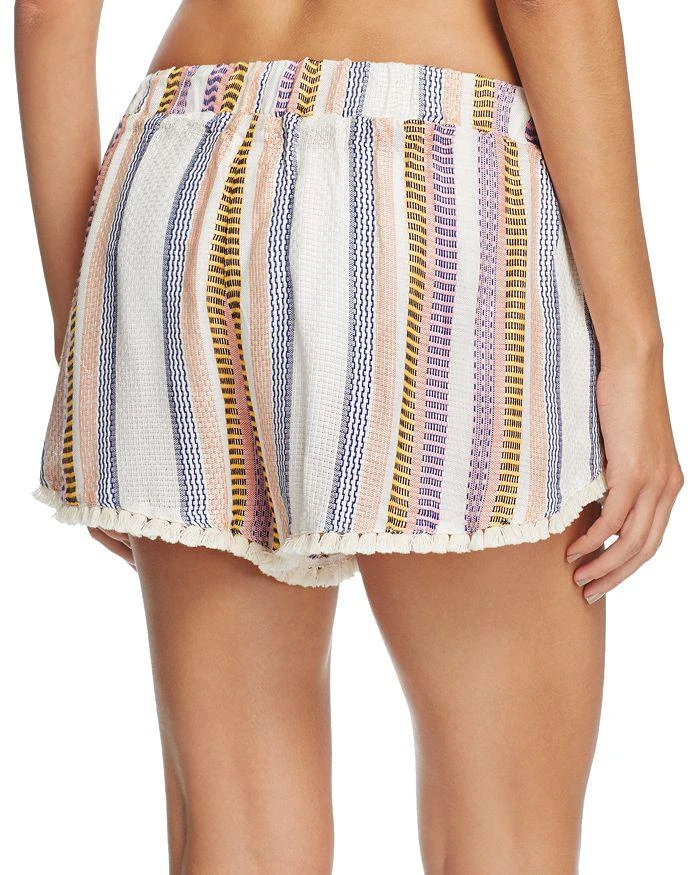 商品Surf Gypsy|Stripe Split Leg Swim Cover-Up Shorts,价格¥481,第2张图片详细描述