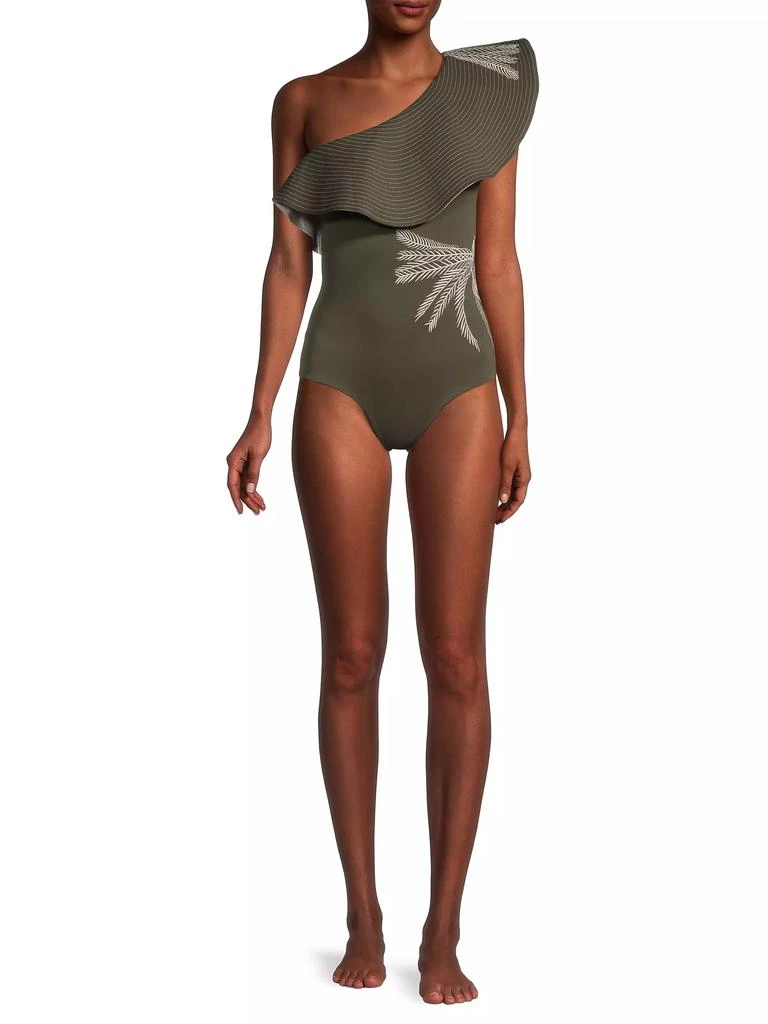商品Juan de Dios|Tucan Embroidered Reversible One-Piece Swimsuit,价格¥1080,第2张图片详细描述