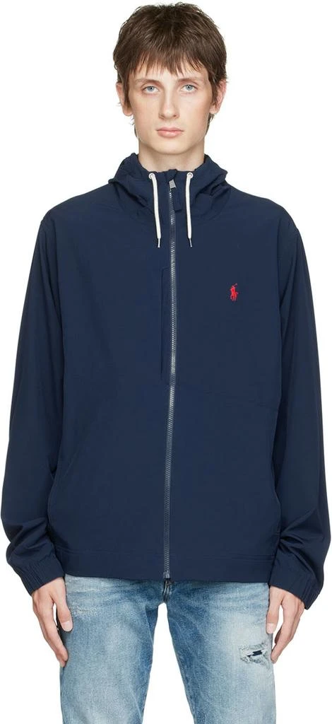商品Ralph Lauren|Navy Packable Hooded Jacket,价格¥545,第1张图片