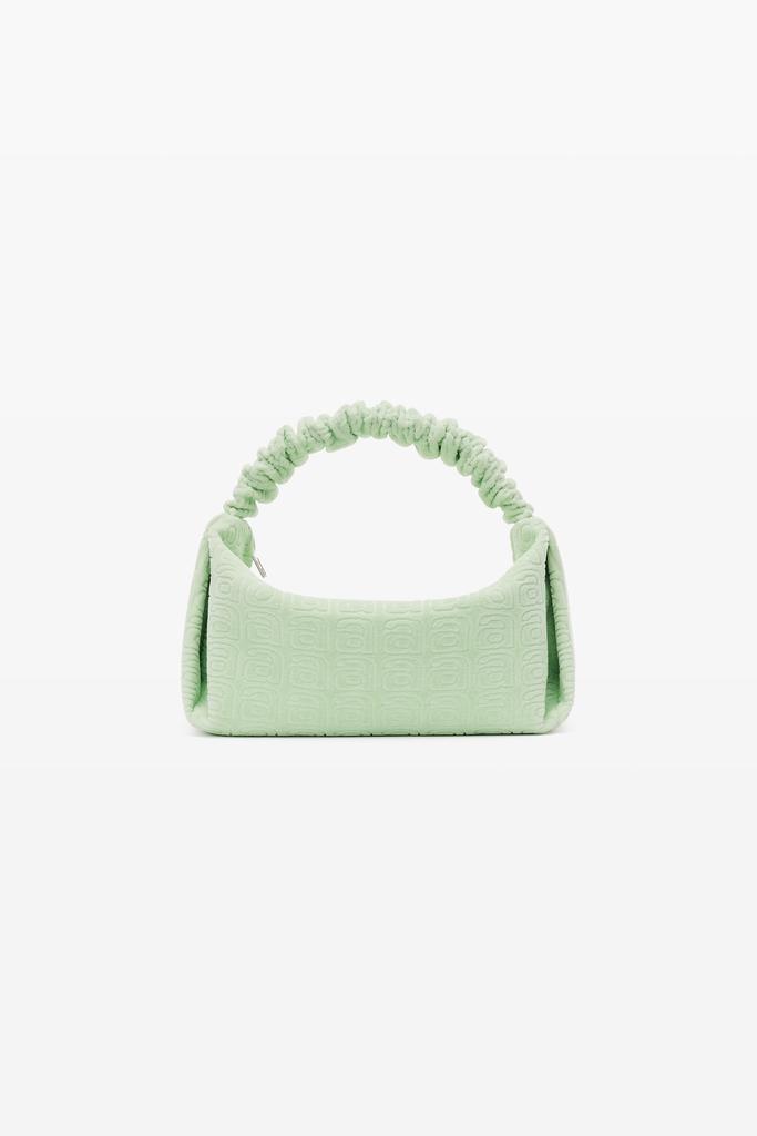 SCRUNCHIE SMALL BAG IN JACQUARD VELOUR商品第1张图片规格展示