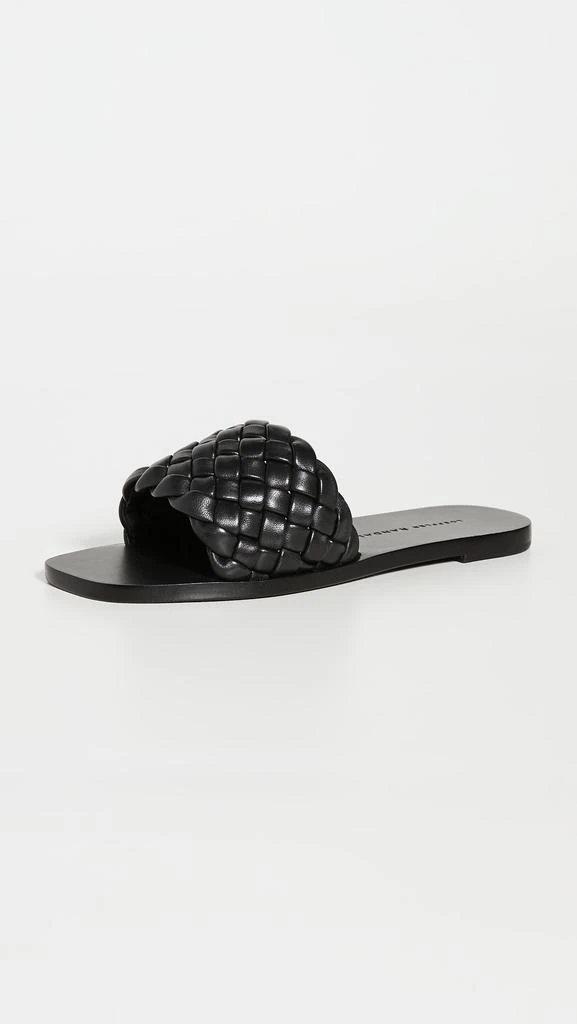 商品Loeffler Randall|Loeffler Randall Plank 梭织皮凉鞋,价格¥500,第5张图片详细描述