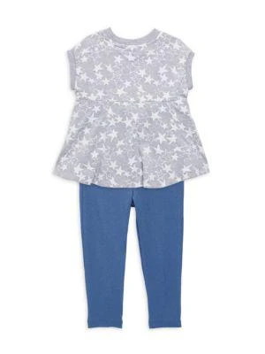 商品Tommy Hilfiger|Little Girl's 2-Piece Top & Leggings Set,价格¥113,第2张图片详细描述