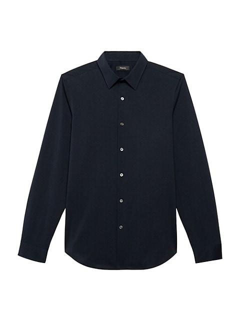 Sylvain Cotton Long-Sleeve Shirt商品第1张图片规格展示