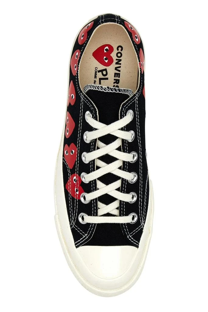 商品Comme des Garcons|Black Canvas Comme Des Garçons X Converse Sneakers,价格¥1518,第4张图片详细描述