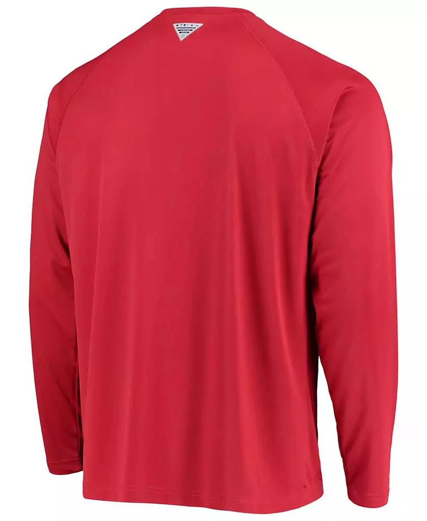 商品Columbia|Men's PFG Ohio State Buckeyes Terminal Tackle Omni-Shade Long Sleeve T-Shirt,价格¥339,第3张图片详细描述