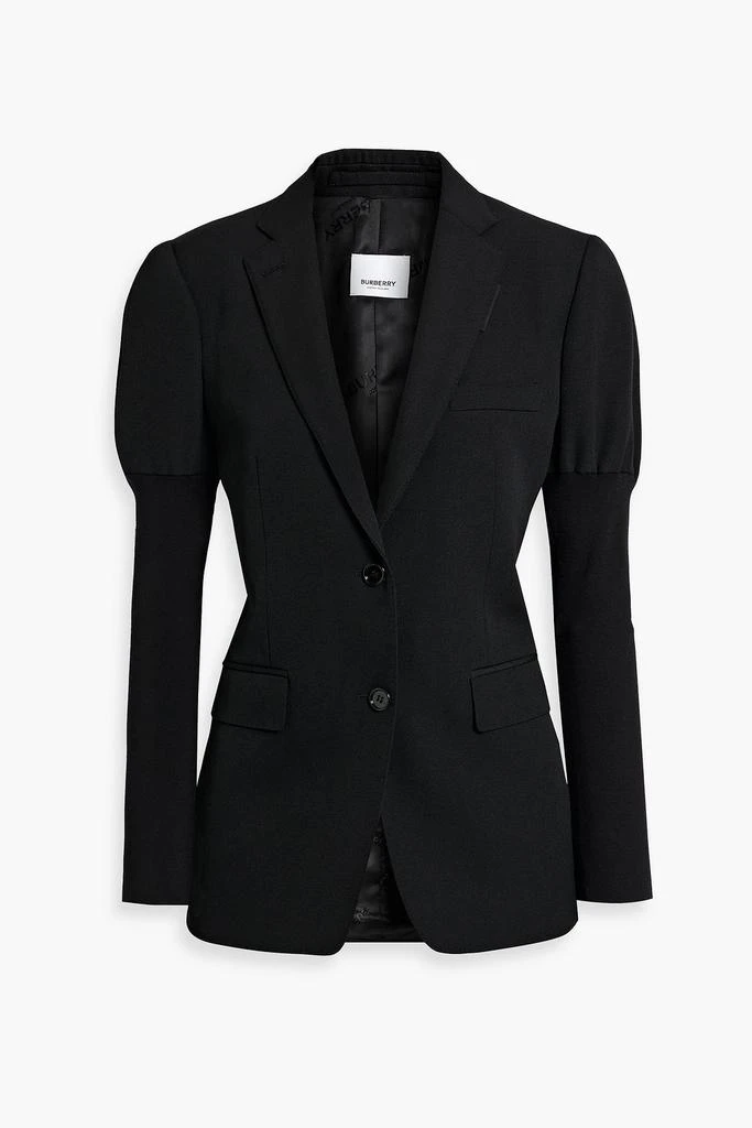 商品Burberry|Knit-paneled wool-crepe blazer,价格¥8827,第1张图片