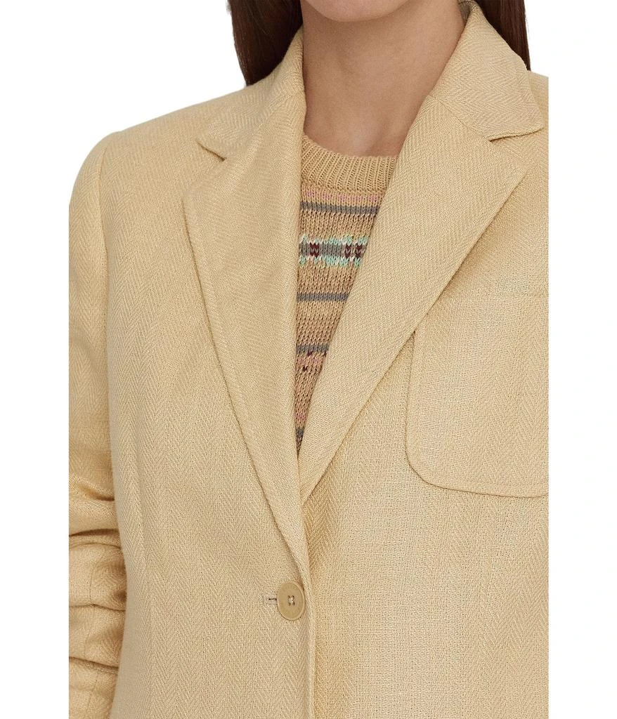商品Ralph Lauren|Herringbone Linen Blazer,价格¥2714,第3张图片详细描述
