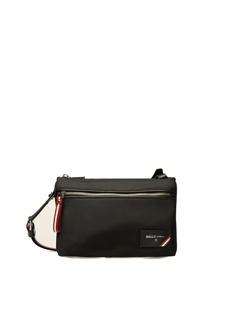 商品Bally|NEW Bally Fharvey Men's 6231812 Black Nylon Cross Body Bag MSRP,价格¥2077,第1张图片