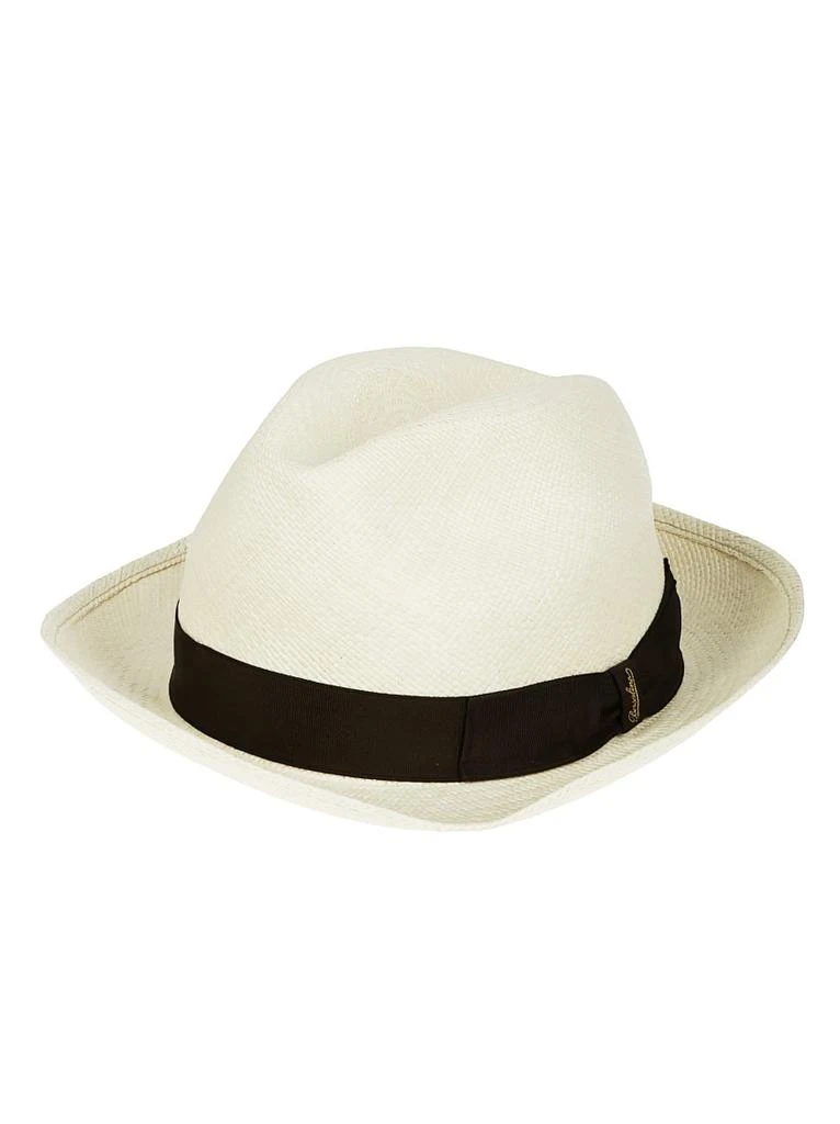 商品BORSALINO|Federico Panama Hat With Medium Brim,价格¥1596,第3张图片详细描述