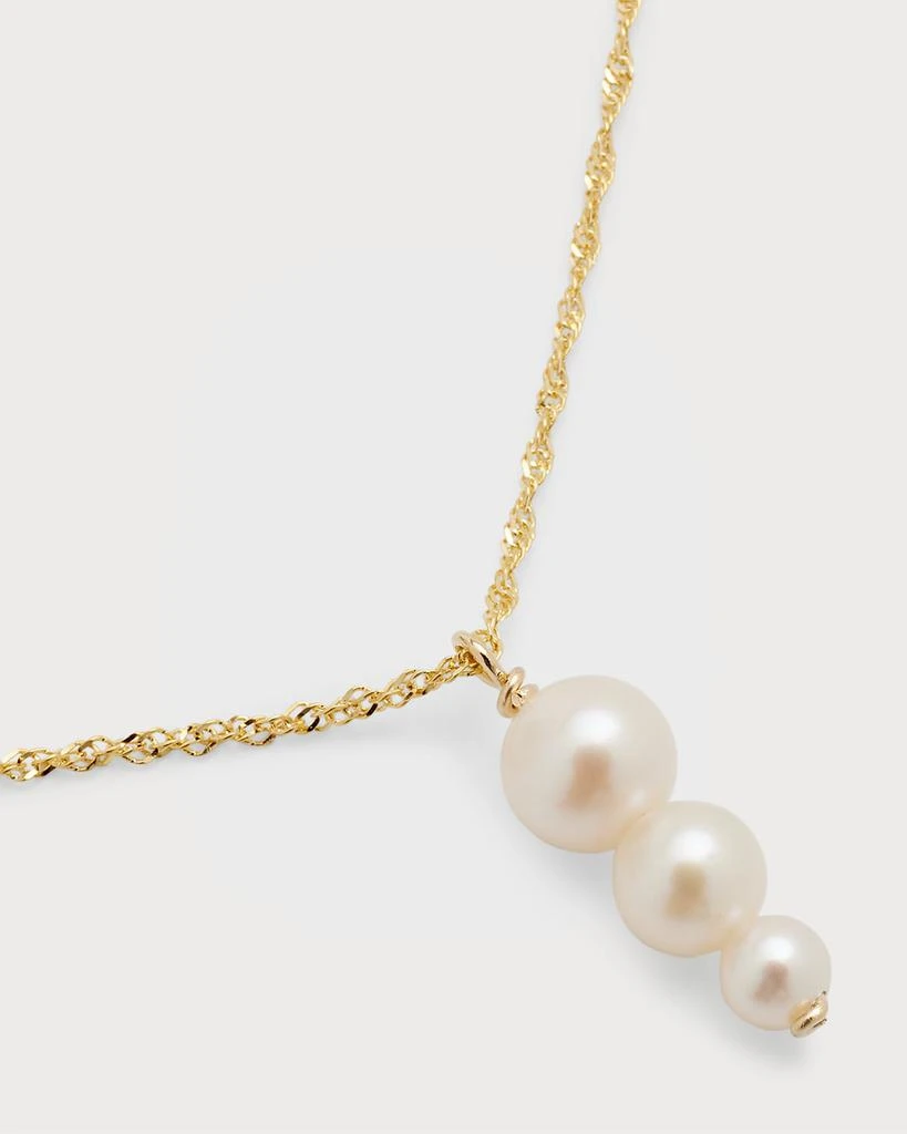 商品POPPY FINCH|Pearl Trio Pendant Necklace,价格¥2300,第3张图片详细描述