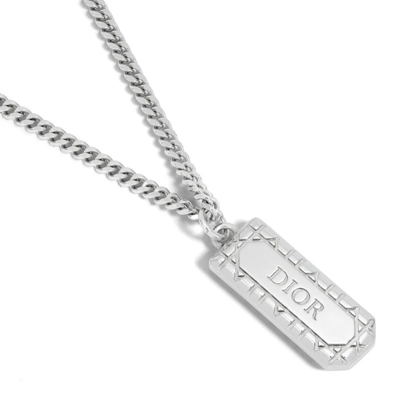 商品Dior|Dior 迪奥 男士银色银制项链,价格¥5515,第4张图片详细描述