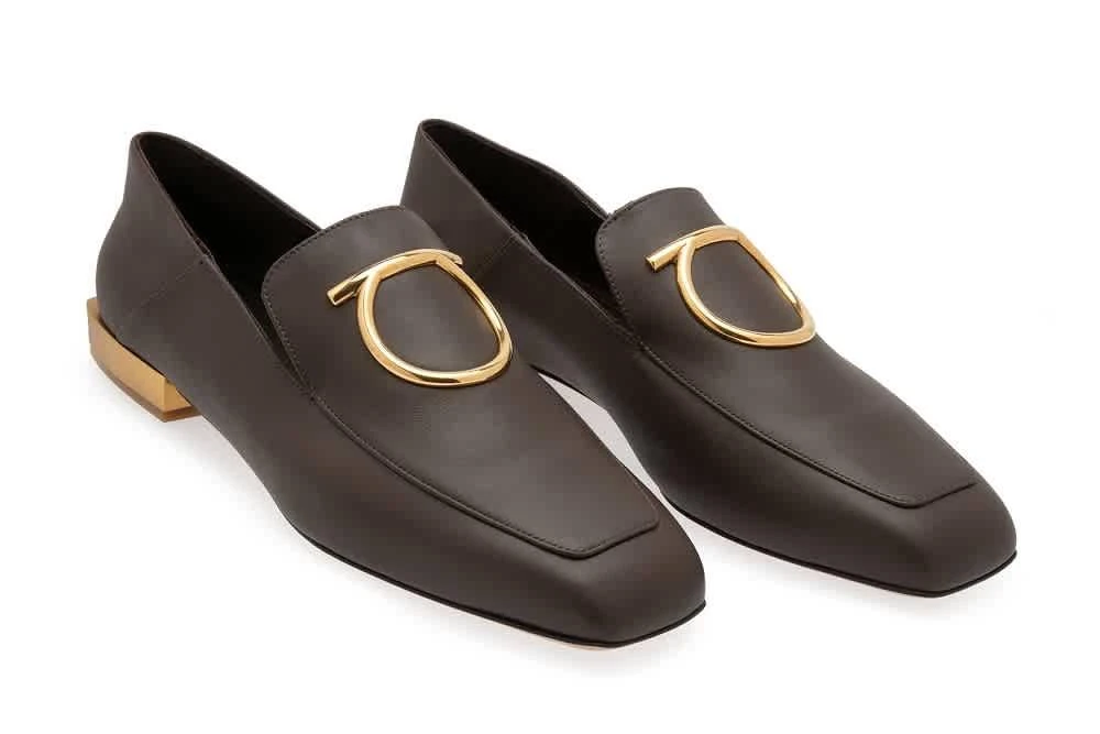 商品Salvatore Ferragamo|Salvatore Ferragamo Mirror Heel Gancini Loafers, Brand Size 6 D,价格¥3205,第3张图片详细描述