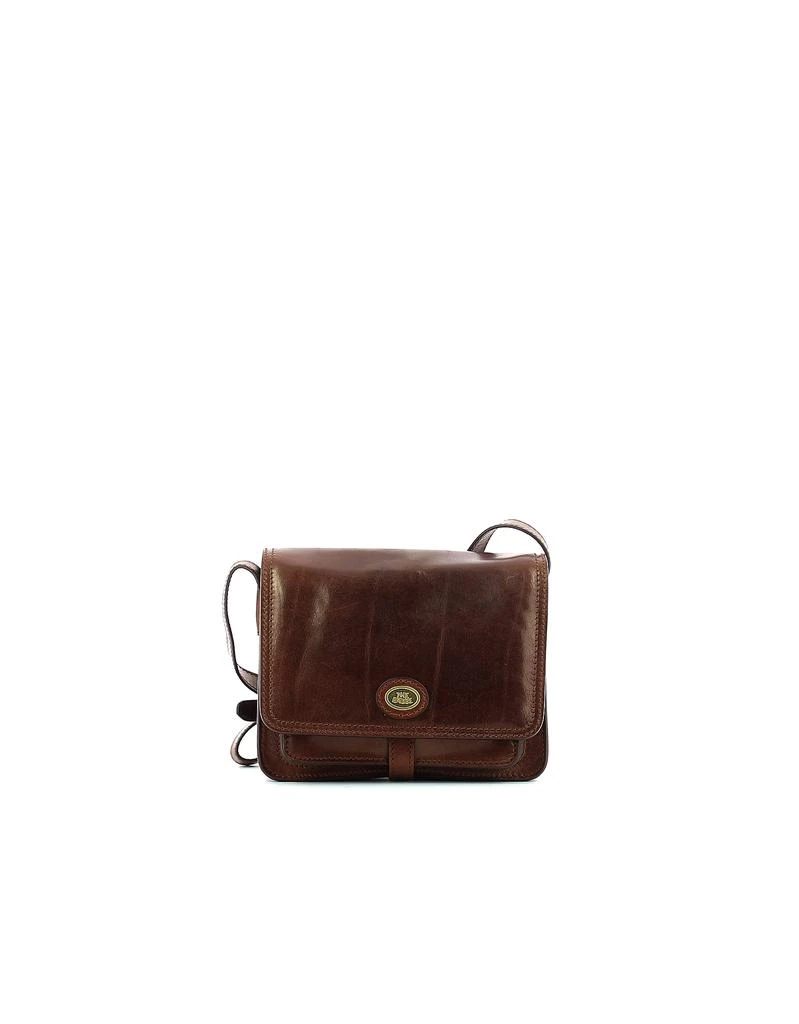 商品The Bridge|Brown Story Donna Squared Shoulder Bag,价格¥2585,第1张图片