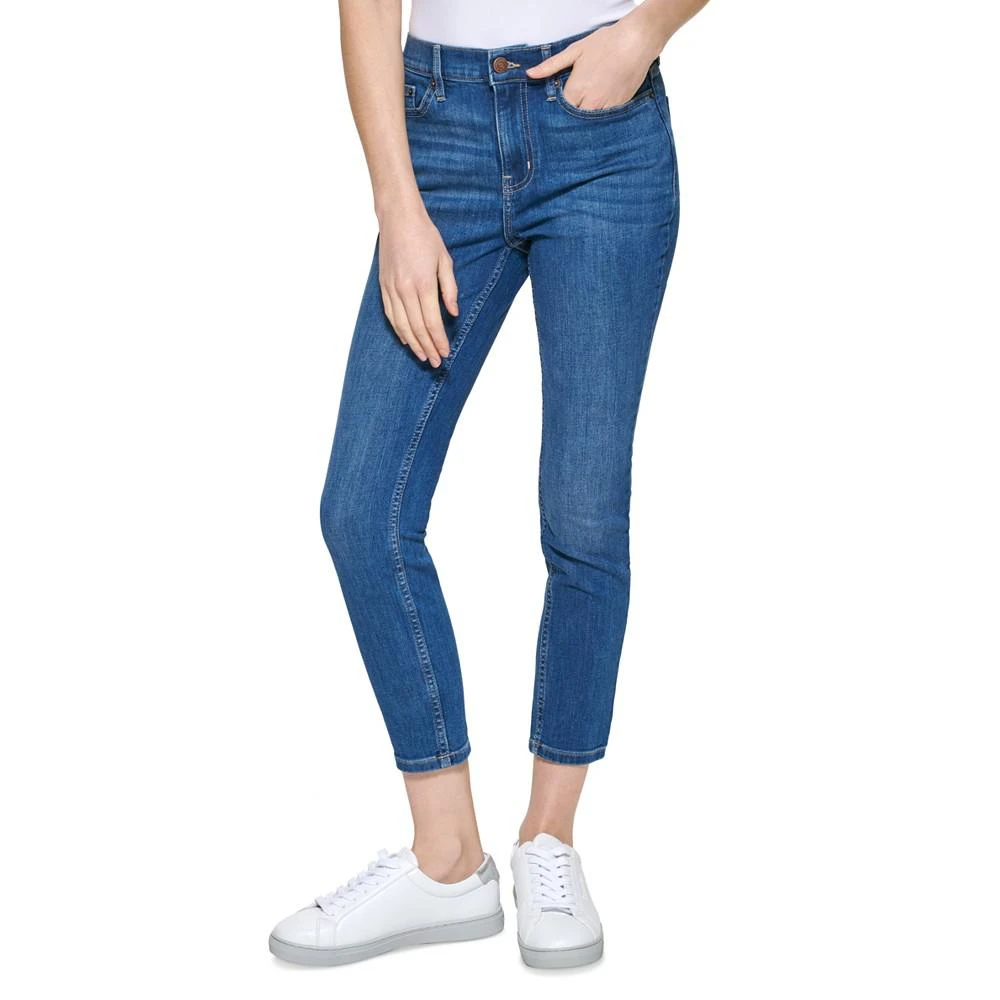 商品Calvin Klein|Petite High Rise 27" Skinny-Leg Jeans,价格¥536,第4张图片详细描述