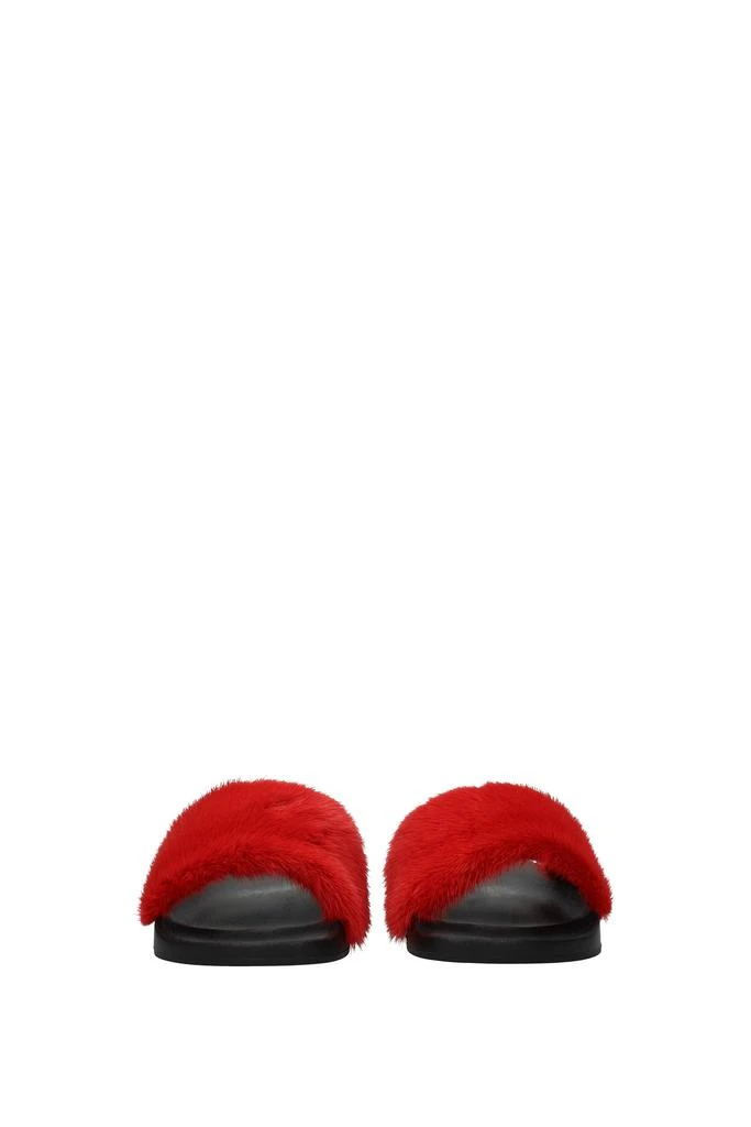 商品Givenchy|Slippers and clogs Fur Red,价格¥1940,第3张图片详细描述