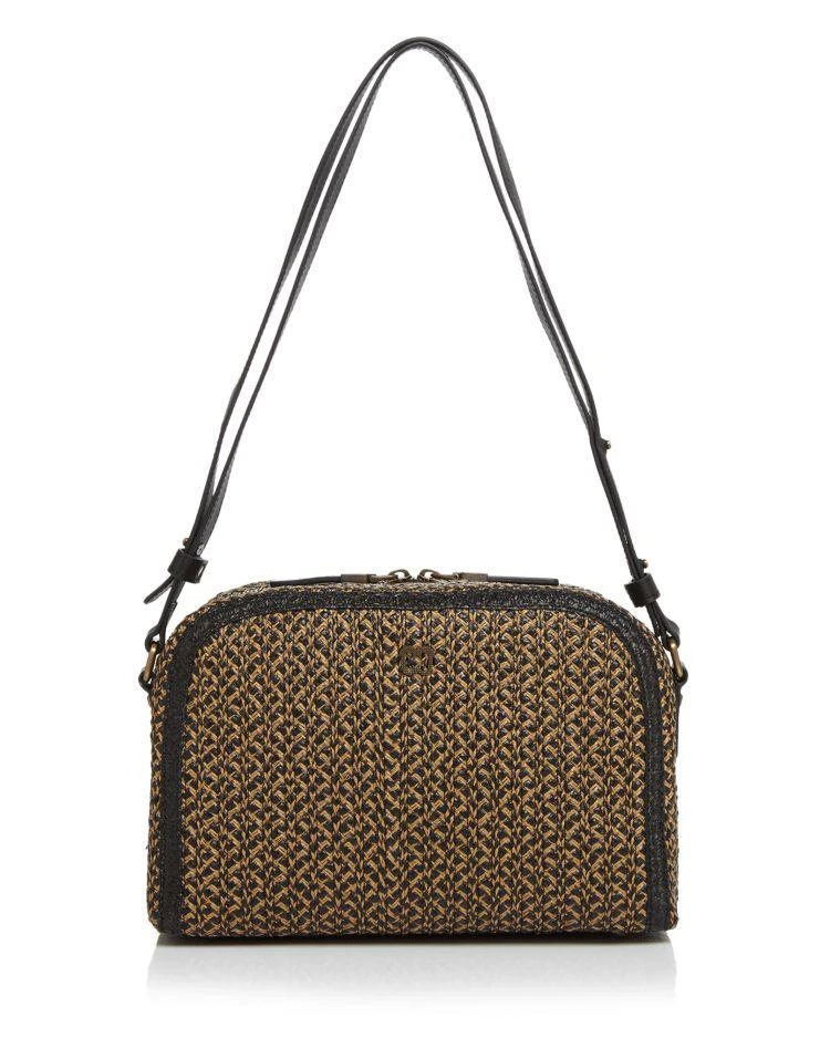 商品Eric Javits|Squishee Courbe Raffia Shoulder Bag,价格¥3180,第1张图片