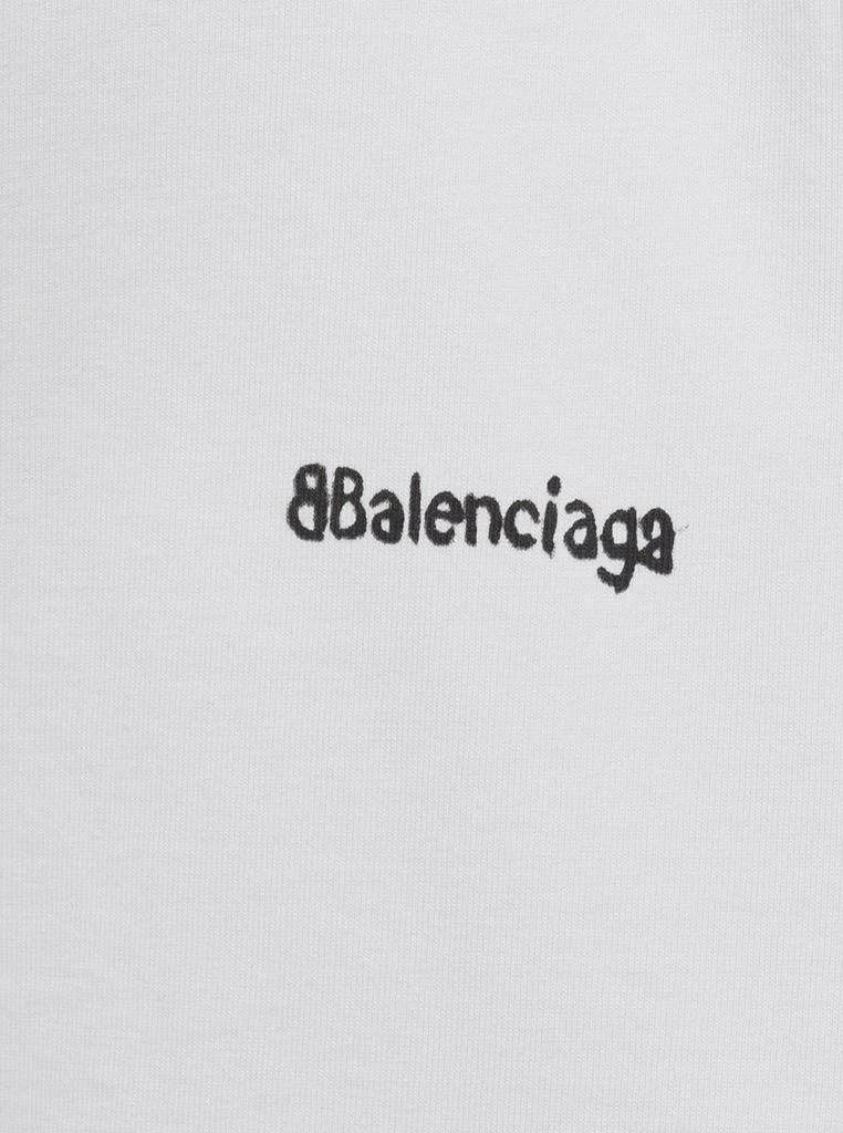 商品Balenciaga|Balenciaga Kids Logo Printed Crewneck T-Shirt,价格¥1039,第3张图片详细描述