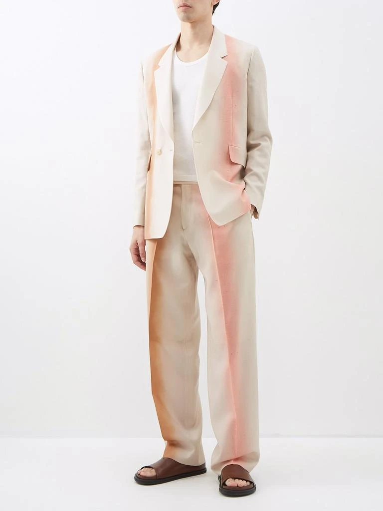 商品Paul Smith|Graffiti-print wool suit trousers,价格¥7680,第2张图片详细描述
