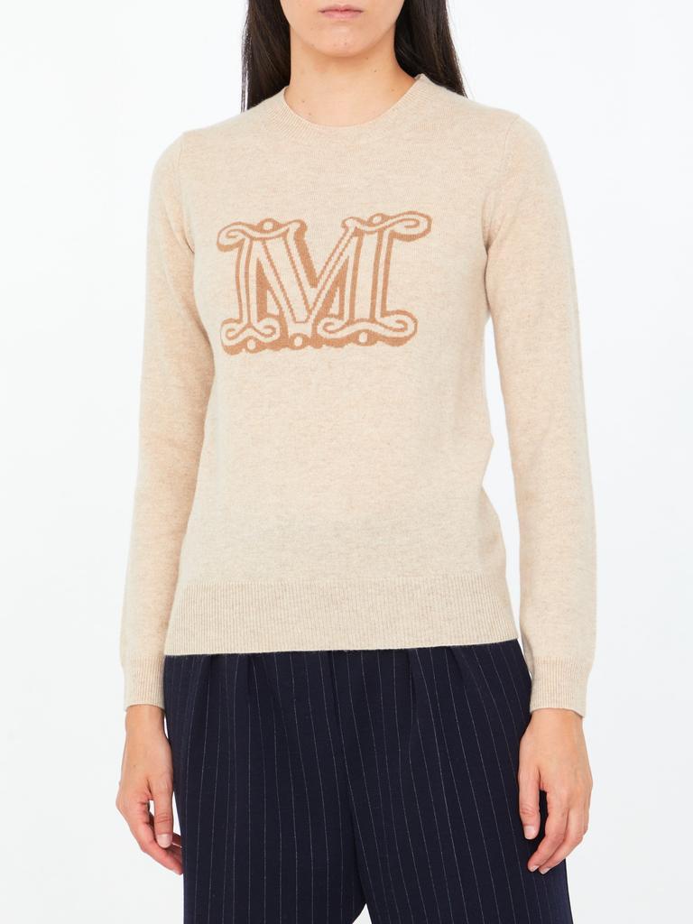 商品Max Mara|Beige cashmere jumper,价格¥2167,第4张图片详细描述