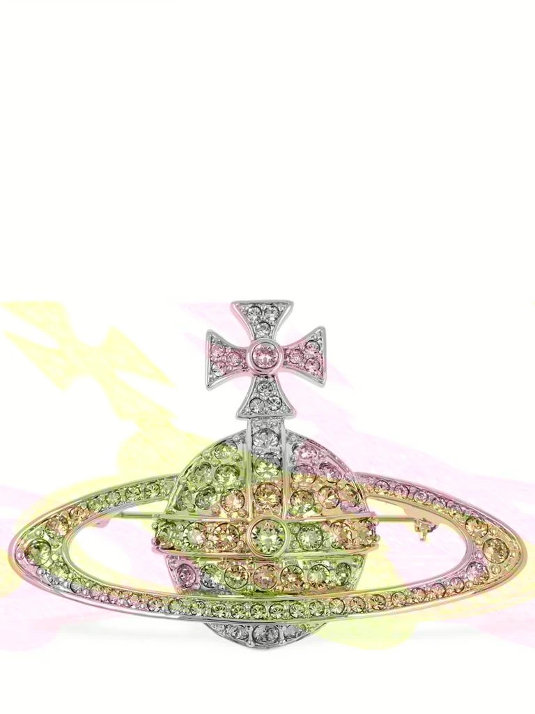 商品Vivienne Westwood|Bas Relief Crystal Brooch,价格¥2002,第1张图片
