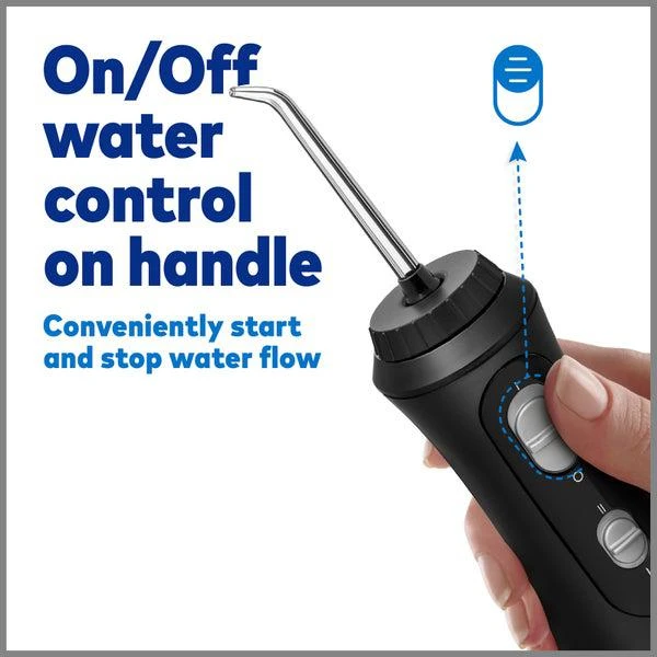 商品Waterpik|Waterpik Cordless Plus Cordless Water Flosser 492 Black,价格¥451,第3张图片详细描述