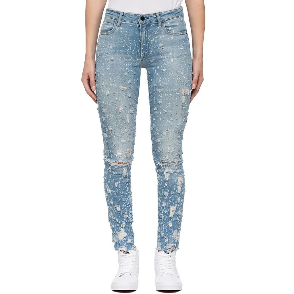 商品Alexander Wang|Whiplash Destroyed Skinny,价格¥2542,第1张图片