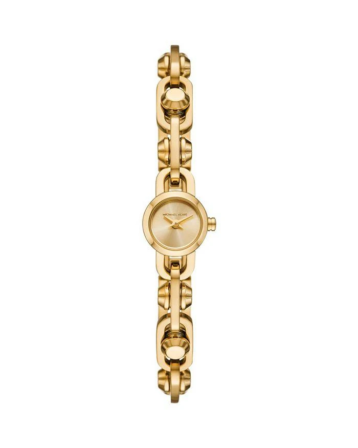 商品Michael Kors|MK Astor Link Two Hand Gold Tone Stainless Steel Watch, 14mm,价格¥1861,第1张图片详细描述