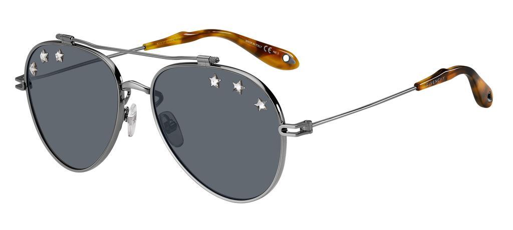 商品Givenchy|Givenchy GV 7057/N/STARS Aviator Sunglasses,价格¥1201,第4张图片详细描述