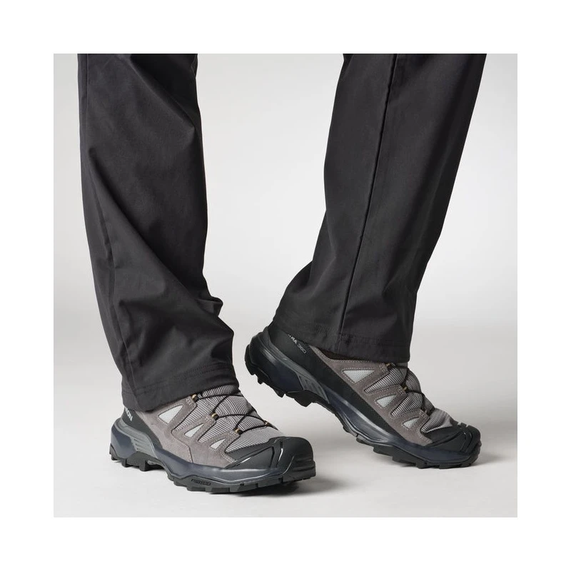 Salomon萨洛蒙 X ULTRA 360 LEATHER GORE-TEX系列男士鲨鱼皮灰/岩石灰/海藻绿纺织登山鞋 商品