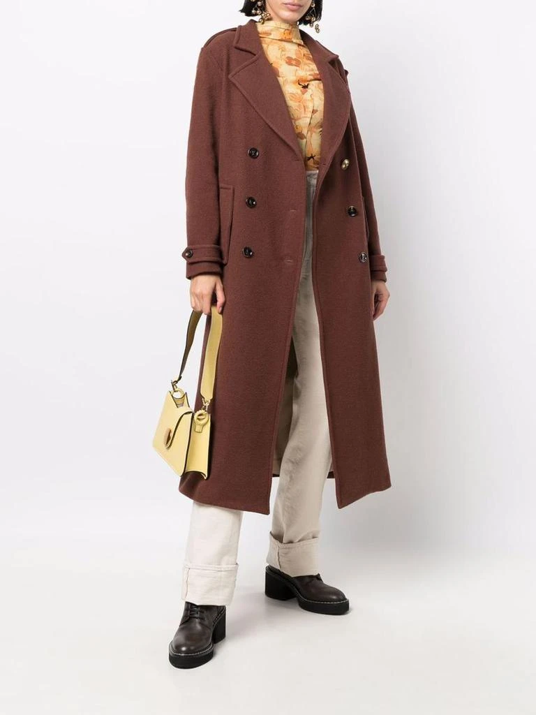商品ALYSI|ALYSI WOOL DOUBLE BREASTED COAT,价格¥2780,第4张图片详细描述