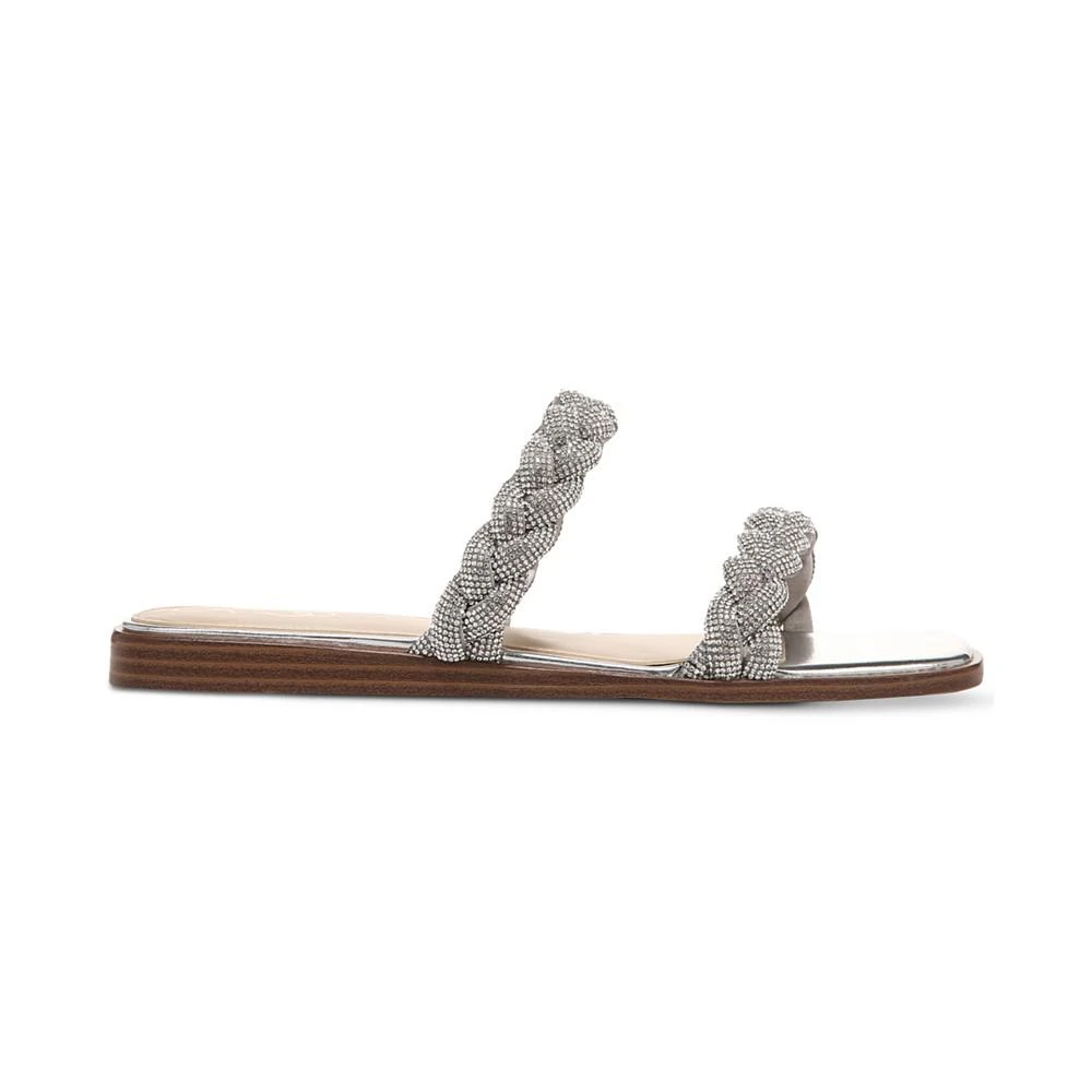 商品Sam Edelman|Inette Rhinestone Braided Slide Sandals,价格¥389,第2张图片详细描述