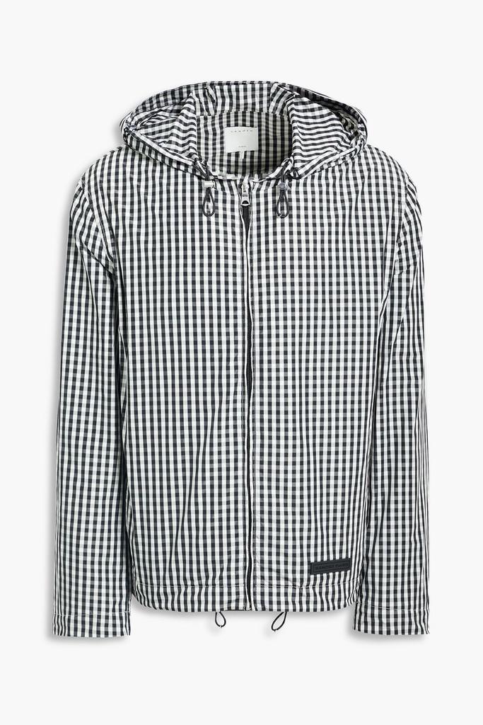 Gingham shell hooded jacket商品第1张图片规格展示