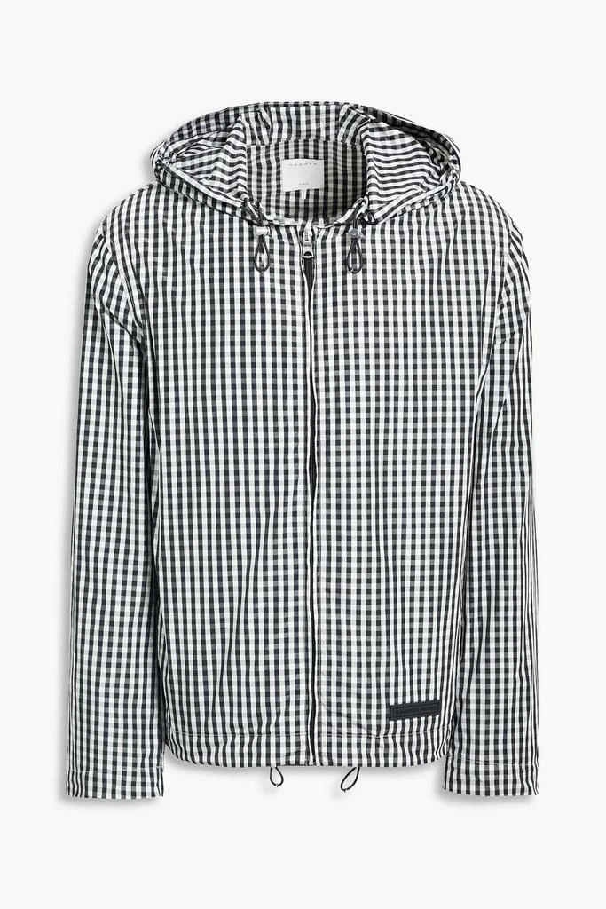 商品Sandro|Gingham shell hooded jacket,价格¥668,第1张图片