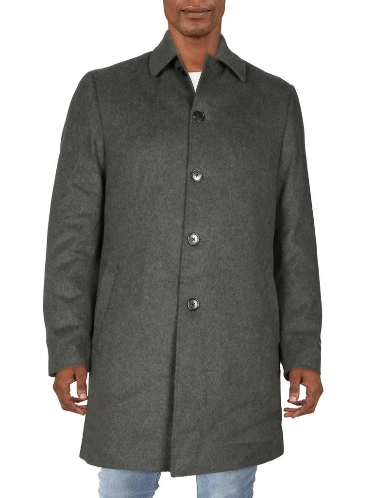 商品Ralph Lauren|LADD Mens Wool Blend Down Filled Overcoat,价格¥580,第1张图片