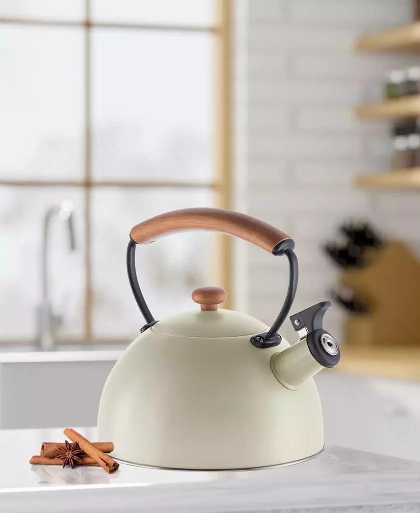 商品Oggi|2.5 Litre Whistling Tea Kettle with Wood Handle,价格¥222,第2张图片详细描述