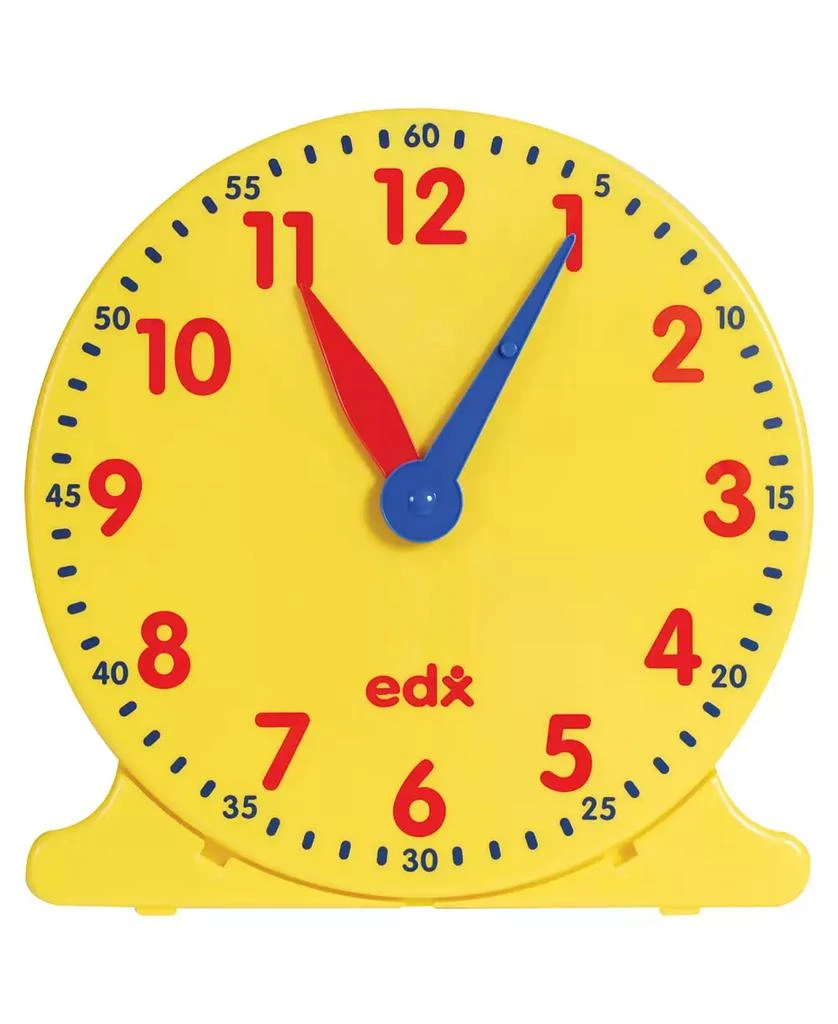 商品Learning Advantage|Geared 12-Hour Time Clock, Demonstration Size,价格¥211,第1张图片