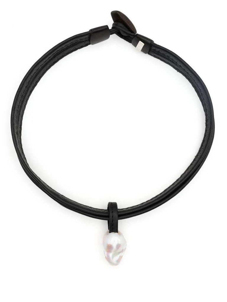 商品MONIES|MONIES Necklace with pearl pendant,价格¥2195,第1张图片
