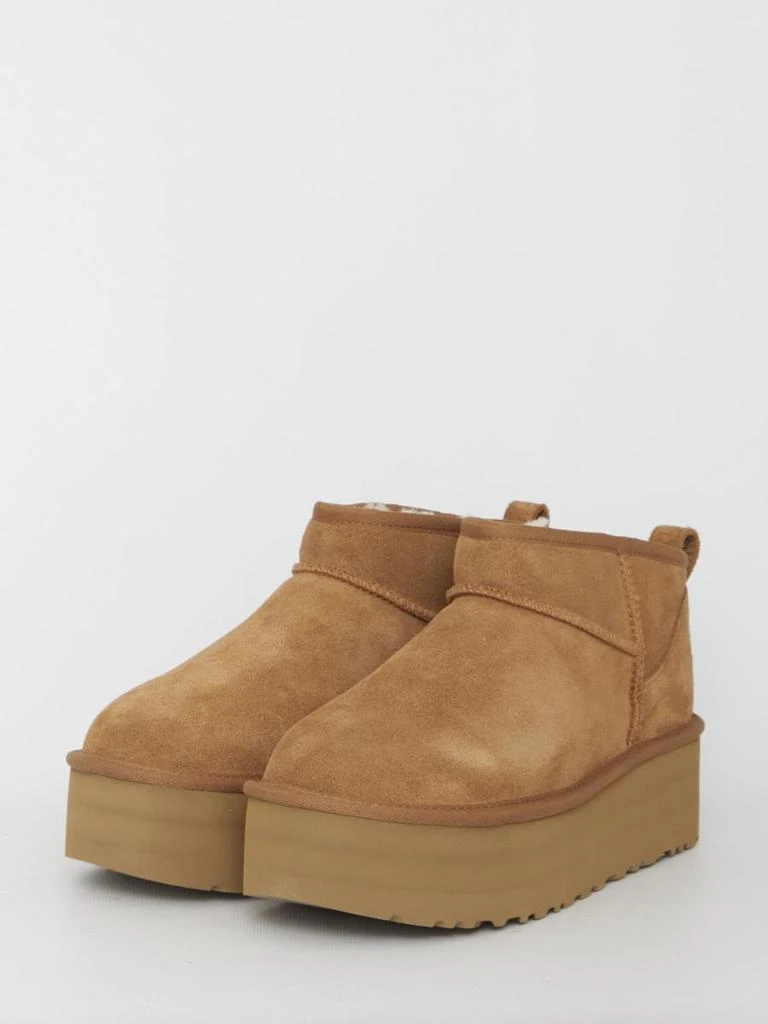 商品UGG|UGG Classic Ultra Mini Platform in Brown,价格¥1558,第2张图片详细描述