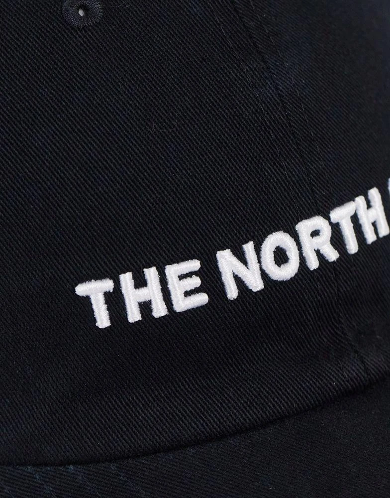 商品The North Face|The North Face horizontal embro cap in black,价格¥257,第3张图片详细描述
