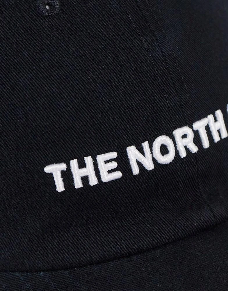 商品The North Face|The North Face horizontal embro cap in black,价格¥272,第3张图片详细描述