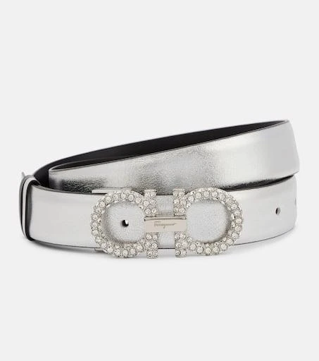 商品Salvatore Ferragamo|Gancini缀饰皮革腰带,价格¥6468,第1张图片