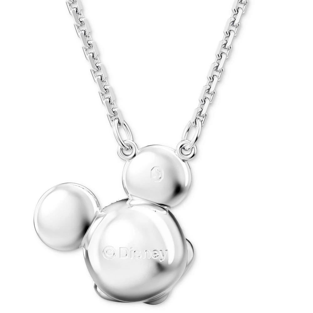 商品Swarovski|Disney Mickey Mouse Silver-Tone Crystal Pendant Necklace, 19-1/4",价格¥1093,第4张图片详细描述