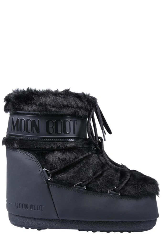 商品Moon Boot|Moon Boot Icon Low Faux-Fur Lace-Up Boots,价格¥1798,第1张图片