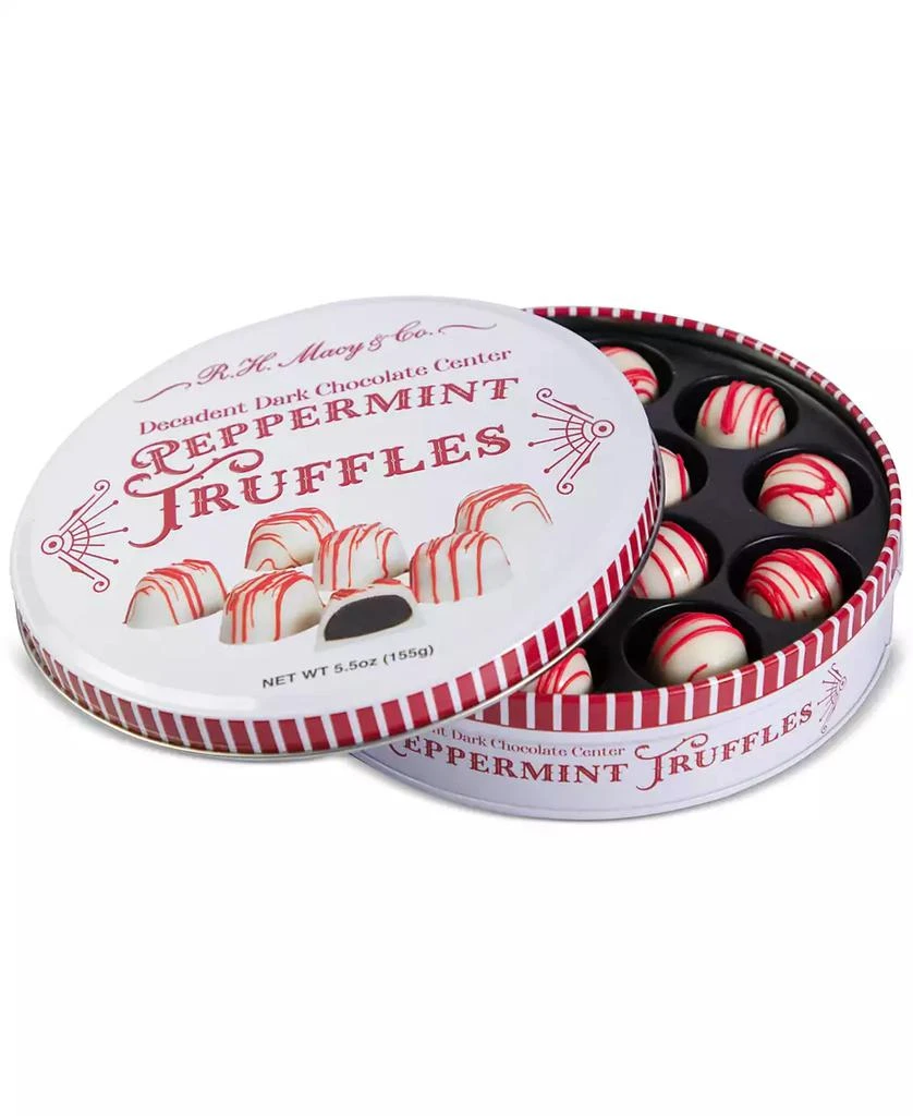 商品R.H. Macy & Co.|Holiday Dark Chocolate Peppermint Truffles, 5.5oz,价格¥184,第2张图片详细描述