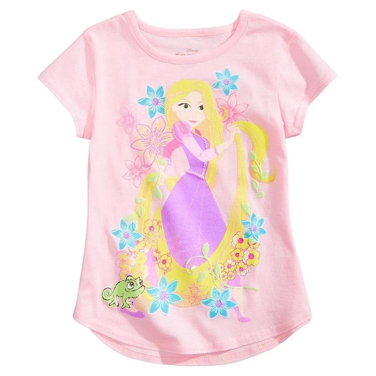 商品Disney|幼童/小童's® Tangled Cotton T-Shirt, Toddler & Little Girls (2T-6X),价格¥60,第1张图片