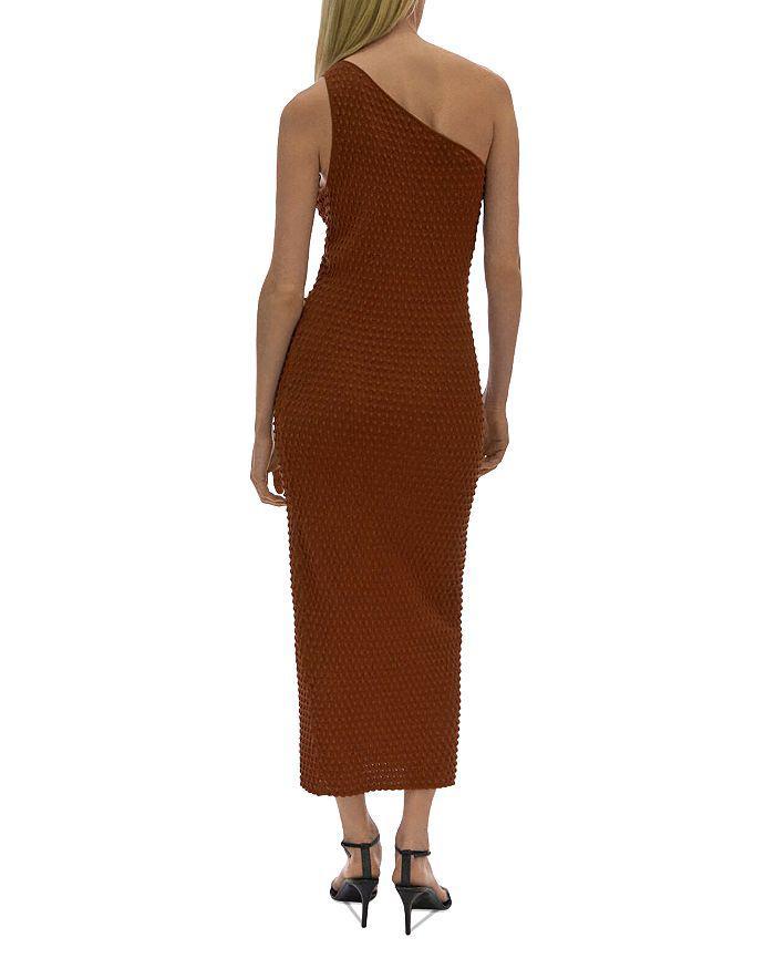 商品Helmut Lang|Spike Textured One Shoulder Dress,价格¥1257,第4张图片详细描述