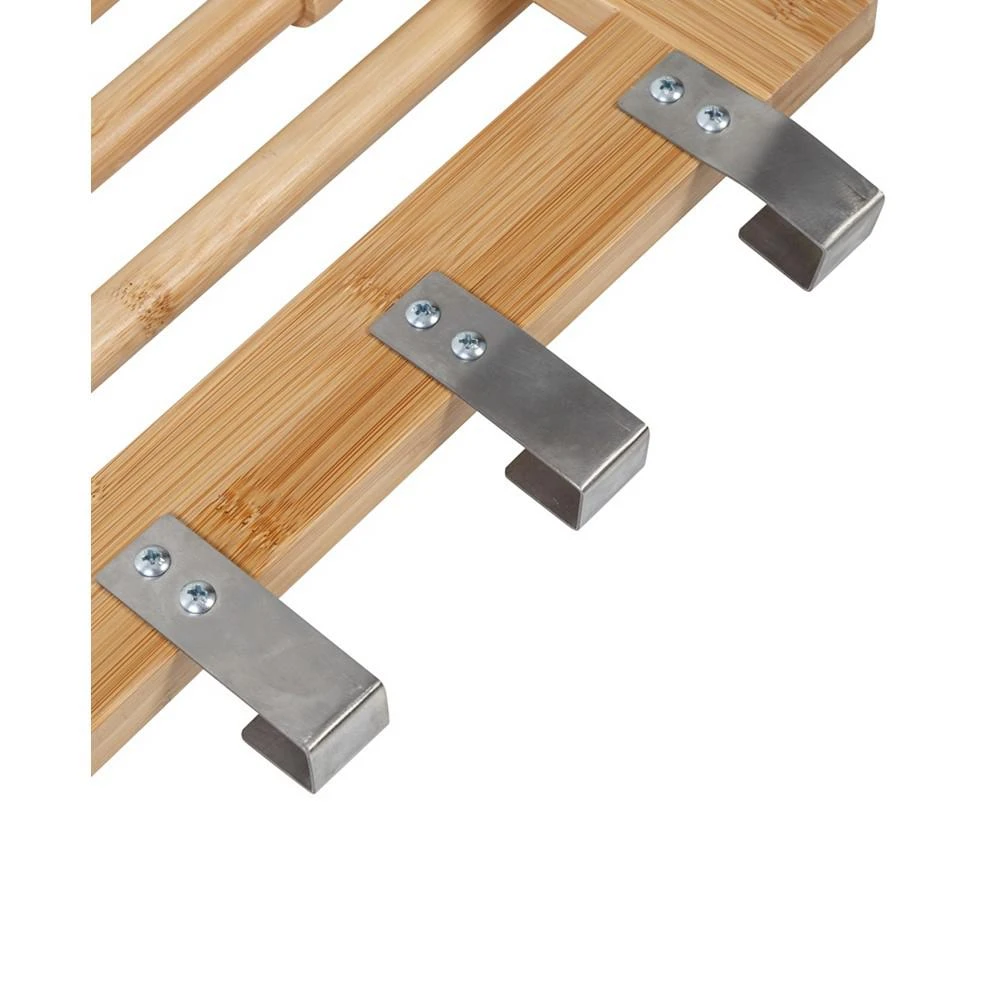 商品Honey Can Do|Wall-Mounted Bamboo Swivel-Arm Clothes Drying Rack,价格¥449,第5张图片详细描述
