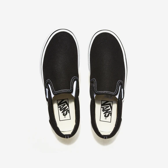 【Brilliant|包邮包税】万斯 CLASSIC SLIP-ON STACKFORM  运动鞋 一脚蹬 懒人鞋  VN0A7Q5RBMX CANVAS BLACK/TRUE WHITE 商品