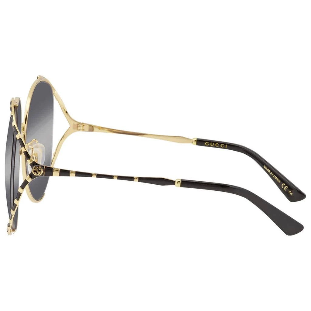 商品Gucci|Grey Round Ladies Sunglasses GG0595S 005 64,价格¥1310,第3张图片详细描述