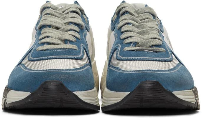 商品Golden Goose|Blue & Grey Running Sole Sneakers,价格¥2361,第2张图片详细描述